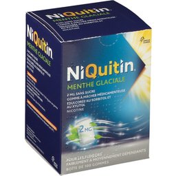 NiQuitin® Menthe Glaciale 2 mg sans sucres