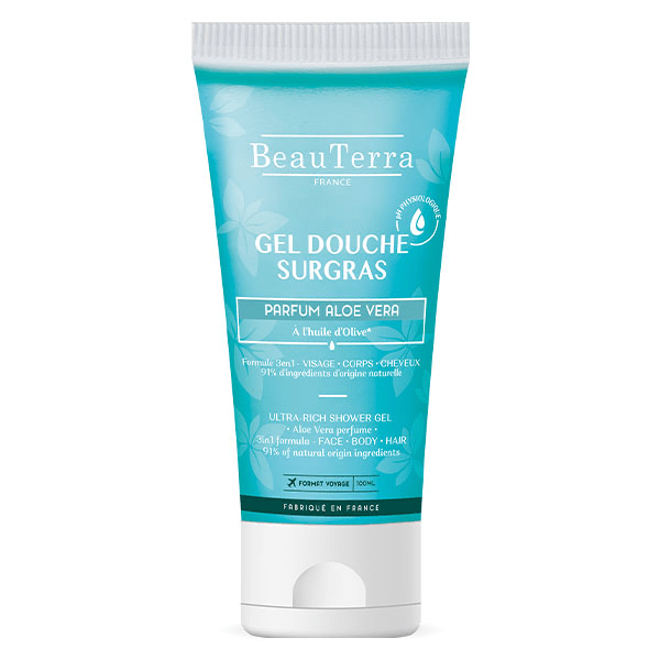 Gel douche surgras Parfum Aloe Vera - 100ml