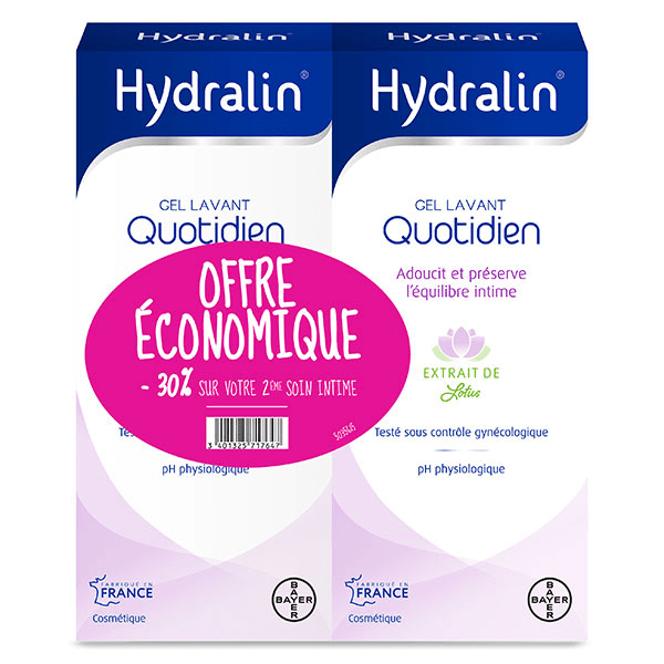 Quotidien Gel Lavant Lot de 2 x 400ml