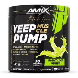 Black Line Yeep Pump Con Cafeína Lima 345g