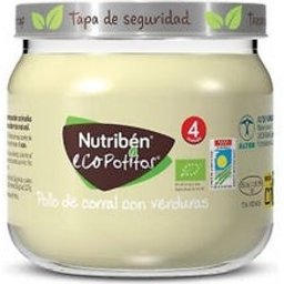 Ecopotitos Poulet Corral Légumes 120 g