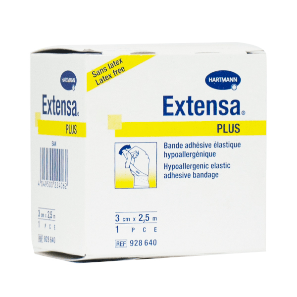 Extensa Plus Bande Adhésive Elastique Hypoallergénique 3cm x 2.5m