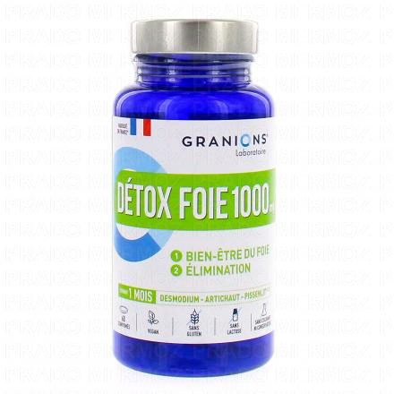 Detox foie 1000mg x60 comprimés