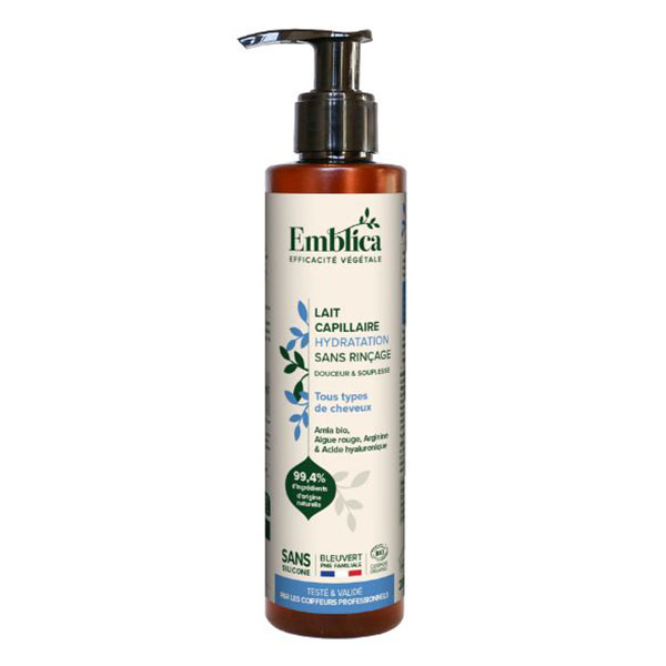 Lait capillaire sans rinçage hydratation 200ml