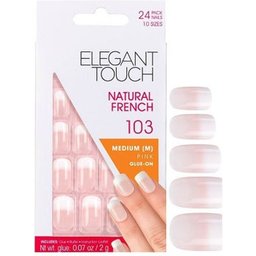 Natural French Kit Ongles Adhésifs 103 Medium Pink