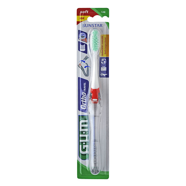 Brosse à Dents N°125 Spécifique Ortho Pliante Souple