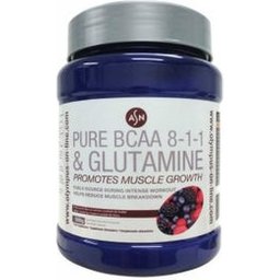 Nutricosmetics World Glutamina pura BCAA 8-1-1 sabor frutos del bosque 500g