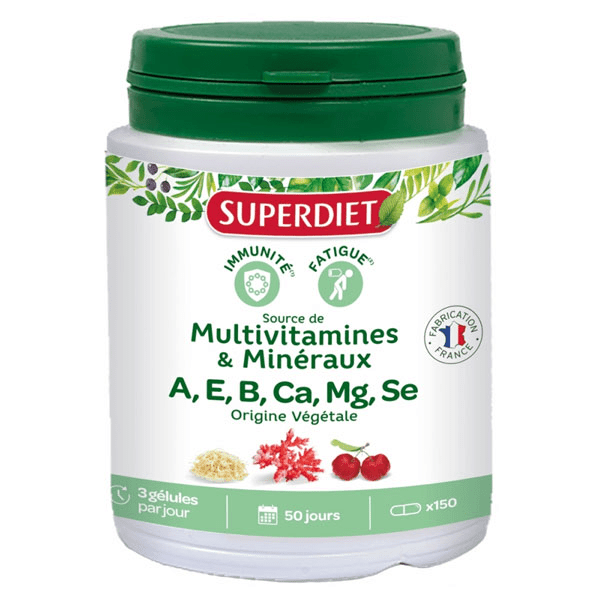 Complexe Multivitamines et Mineraux 150 gélules