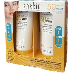 Set Sun Very High Protection Spf50+ Fluid Texture 2x50ml