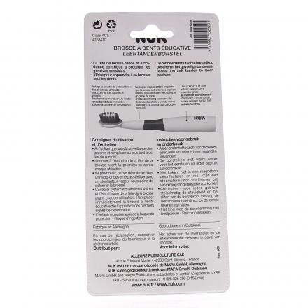 Brosse à dents éducative 12-36m