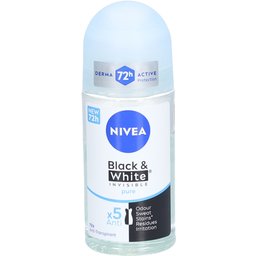 Nivea Déodorant Roll-on Black & White Invisible Pure