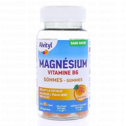 Stress & Sommeil - Magnésium Vitamine B6 goût abricot x45 gummies