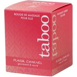 Taboo Bougie de massage pour elle Plaisir Charnel Aroma Cocoa Blossom 60g