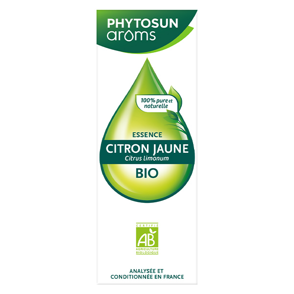 Huile Essentielle Citron Jaune Bio 10ml