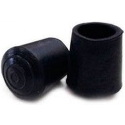 pointe en caoutchouc noir 2 pcs