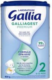 Galliagest Premium 2ème Âge 6-12 Mois 820 g - Boîte 820 g