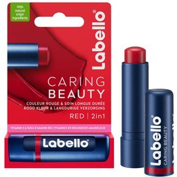 Labello Caring Beauty Red 2-in-1