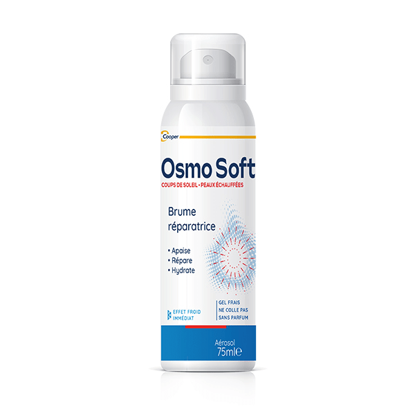 OSMO SOFT - Coups de soleil - Brume réparatrice - Dès 3 ans - Aérosol - 75ml