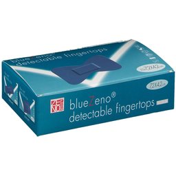 Bluezeno Detectable Fingertop Stérile 7,2cm x 4,2cm