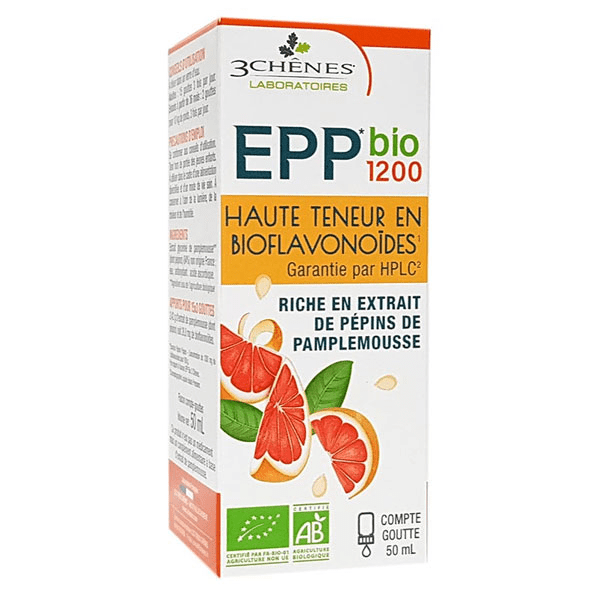 Tonus & Immunité EPP 1200 Extrait de Pépins de Pamplemousse Bio 50ml