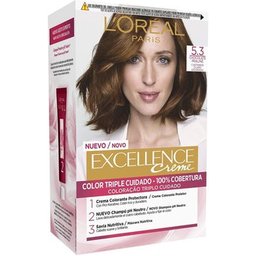 L'Oreal Excellence Creme Hair Dye N5.3 Light Brown 1pc