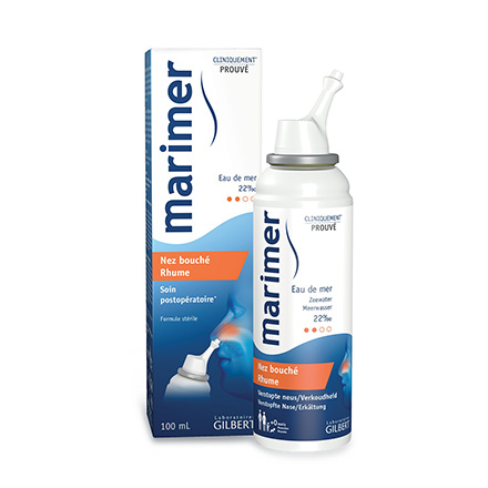 Eau de mer nez bouché / rhume flacon 100ml