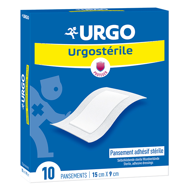 Médical Urgostérile Pansement Adhésif Stérile 9 x 15cm 10 unités