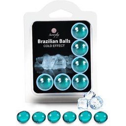 Secretplay Set Brazilian Balls Cold Effect 6 unités