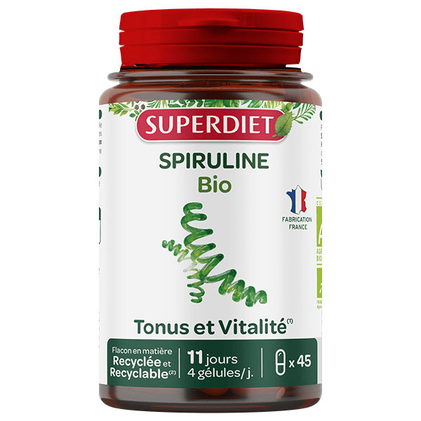 Spiruline Bio 45 gélules