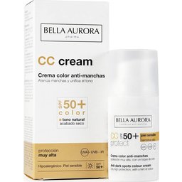 Écran Solaire Avec Couleur Spf50 Peau Sensible