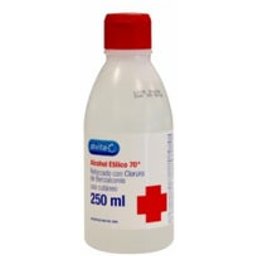 Alcool éthylique dénaturé 70º Peau saine 250 ml