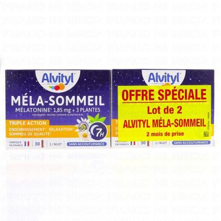 Stress & Sommeil - Méla-Sommeil Triple action lot de 2x30 gélules