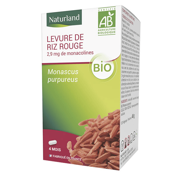 Levure de Riz Rouge Bio 120 gélules