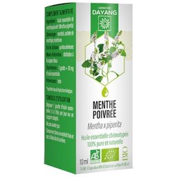Menthe Poivrée Huile Essentielle Bio 10ml