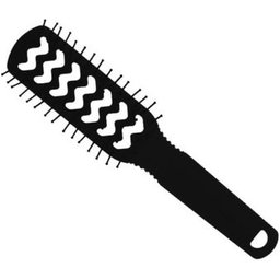 Brosse à squelette noire Eurostil