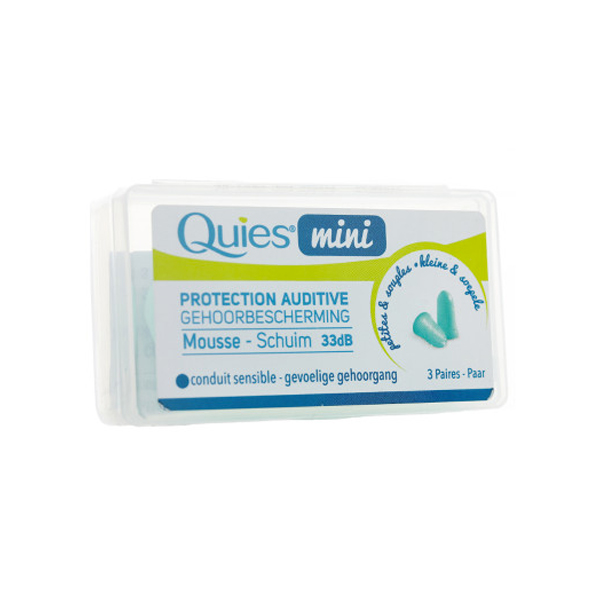 Protection Auditive Mousse Confort Mini 3 Paires