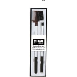 Duo de brosses à sourcils blanches