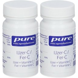 Pure Encapsulations® Fer + Vitamine C