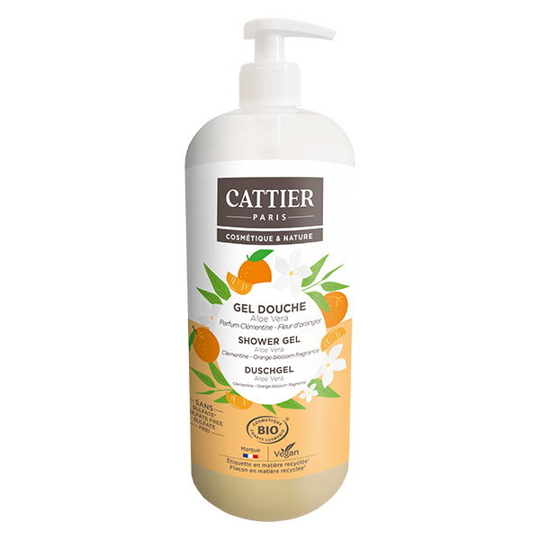 Gel Douche Clémentine Fleur d'Oranger Bio 1L
