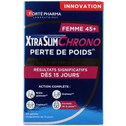 Forté Pharma Xtraslim Chrono Perte Poids Femme 45+ 60 Gélules