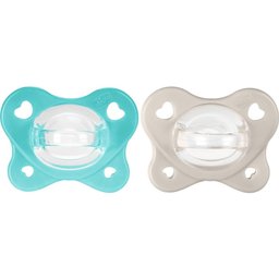 PhysioForma Dual Soft Azul Cinzento 6-16M 2 Unidades