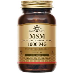 MSM 1000 mg - Os/Cartilages - Detox - 60 comprimés