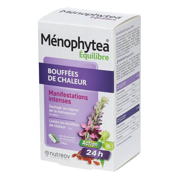 Physcience Ménophytéa Bouffées de Chaleur Jour et Nuit 40 gélules