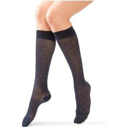 2 Satén Calcetín Negro Rosa Talla N3 1 Par