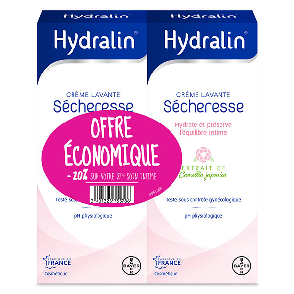 Sécheresse Crème Lavante Lot de 2 x 200ml