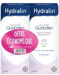 Quotidien Gel Lavant Equilibre Intime Lot de 2 x 200 ml -20% - Lot 2 x 200 ml