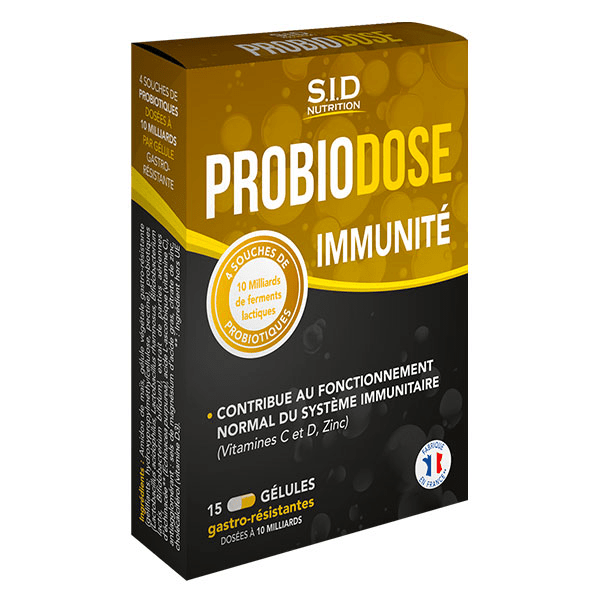 -  Probiotiques - Probiodose Immunité 15 gélules