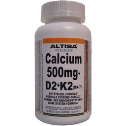 Altisa Calcium 500mg + D2 + K2