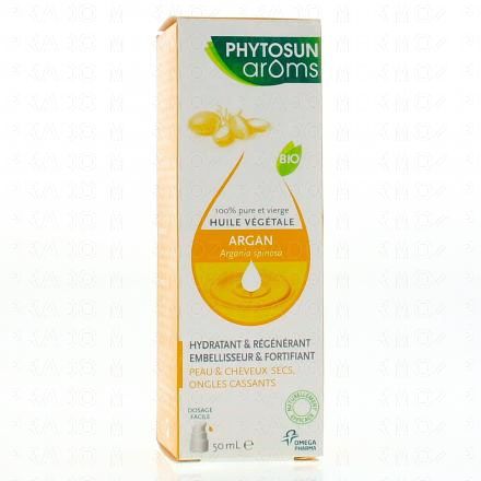 PHYTOSUN AROMS Huile végétale Argan flacon pompe 50 ml