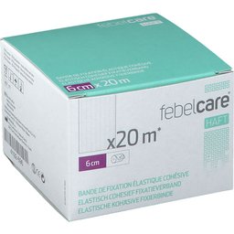 Febelcare® Haft Bande de fixation élastique cohésive 6 cm x 20 m